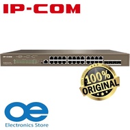IP-COM G5328P-24-410W Network 24x Gigabit Ethernet PoE Ports 370W, 4x 1000 Base-X SFP Ports L3 Manag