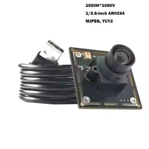 2MPHD 1920H x 1080V 1/2.6-inch AR0234 USB Camera Module 94.8° RGB Global Shutter MJPEG, YUY2