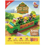 Jollibee Jolly Safari Adventure Kiddie Meal Toys Complete Set of 5