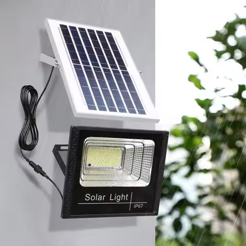 LED Solar Lights 500W 300W 200W Waterproof Outdoor Garden Lighting External Solar Lamp Wall Sunlight