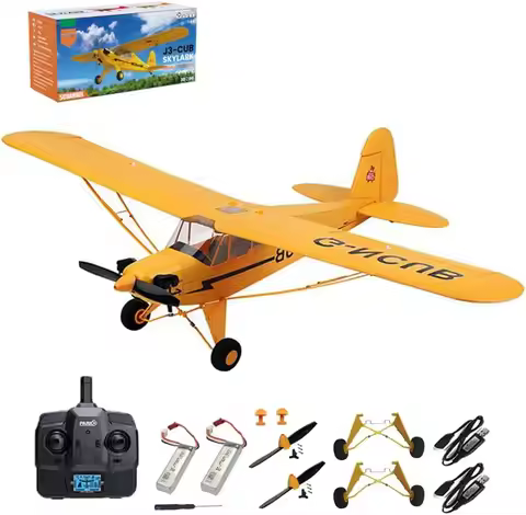 5CH Remote Control Airplane for Adults - Fixed Wing Stunt RC Aircraft with 1406 Brushless Motor, Out