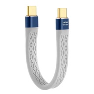 [Các mẫu mới bán chạy] Cáp usb4 ngắn 5inch dây dẹt tốc độ 40Gbps 240W cung cấp điện cho điện thoại S