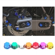 COVERSET COVER SET SKRU CAP SCREW NUT SKRU UNIVERSAL Y15 / LC135 / SRL 115 / NVX / RS150 / DASH / EX