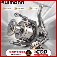 NEW Metal Fishing Reel shimano reel Spinning Reel mesin pancing 5.2:1casting reel 10KG Braking Force Casting