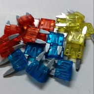 Motorcycle Fuse 10amp, 15amp, 20amp (5pc)