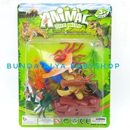 SNI Animal The SEA Mini Sea Animal Toys - Mini Rubber Sea Animal Educational Toys for Children SI - 