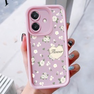 Case For OPPO A3 4G A3 Pro 5G A3X 4G A3X 5G A40 A60 5G Three-Color Flower Phone Silicone Shockproof