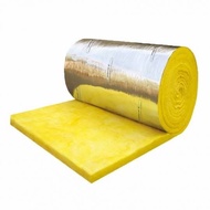 Glasswool Aluminium Foil Busa Peredam Suara Peredam Panas Tebal 1 Inch