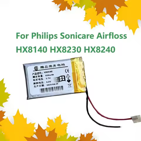 100% Reliable Battery For Philips Sonicare Airfloss HX8140 HX8230 HX8240 3.7V 550mAh