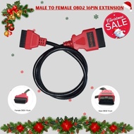 TONWON OBD2 Male to Female Diagnostic Extension Cable Scanner Cable 80cm/2.6ft 16-pin