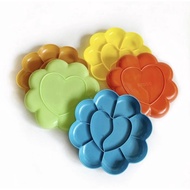 Watercolor Palette 12 cm Flower Painting Plate Watercolor Storage