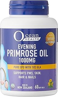 Ocean Health 1000mg Evening Primrose Oil Softgels, 60 Count