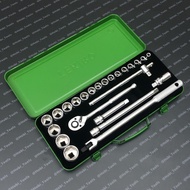TEKIRO SOCKET WRENCH SET 1/2" (IRON) 24 PCS - SOCKET WRENCH 8-32 MM