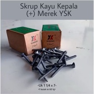 Wood screw head plus 1 1/ 4 in wood screw/ galvanized screw/ 1.25 x 7 in 32mm wood screw/ wood screw