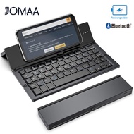 JOMAA Folding Bluetooth Keyboard Foldable Bluetooth wireless Keyboard Folding keyboard Compatible Rechargeable Bluetooth Keyboard wireless Keyboard, Ultra-thin Portable Gaming Keyboard, For PC / Mac / Laptop / Business Office and Home helper