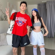 [SHOCK DEAL] AB HOUSE - AB2018 embroidered drawstring shorts, men's and women's fashion