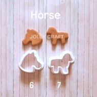 Cookie cutter HORSE 6 & 7 cutter only
