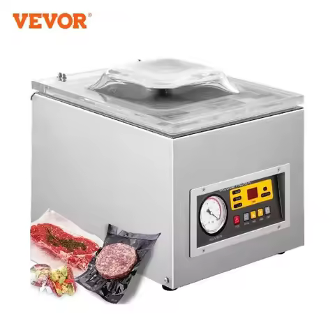 VEVOR Commercial Vacuum Sealer Packing Machine DZ-260S Food Vacuum Sealing Machine Kitchen Meat Frui