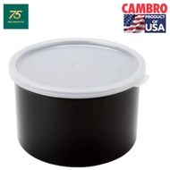 CAMBRO Food Storage Box Container Preservation Plastic With Lid Black CAM1-CP