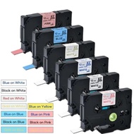 Fabric 12mm*3m Iron on Tapes TZe-FA3 tz FA231 TZe-FA3R TZe-FAE3 for Brother Label Printers P-touch P