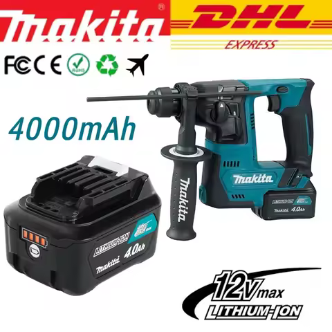 10.8V 12V 6A Rechargeable Replace Li-Ion Battery for Makita CXT 6.0Ah Slide Style BL1040 BL1040B BL1