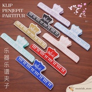 MUSIC LAB MUSIC book clip / Large sheet paper clip / Not score holder