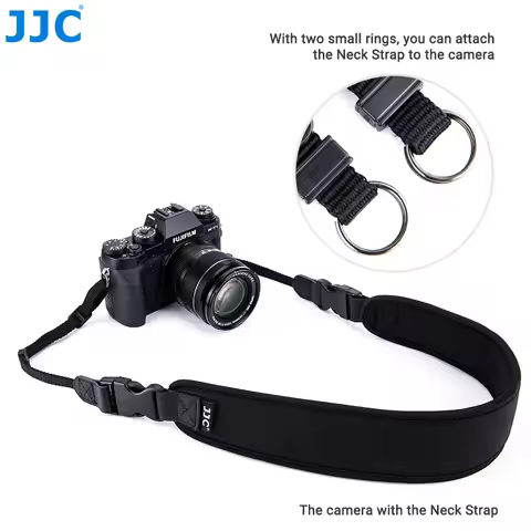 JJC Padded Soft Camera Shoulder Neck Strap Belt for Sony A7 V A7V A7M5 A7CR A7CII A7RV A9III Canon R