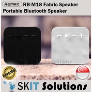 Remax RB-M18 Fabric Portable Bluetooth Speaker Wireless Outdoor Music Amplifier