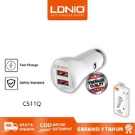 LDNIO C511Q 2 USB Quick Charge 3.0 Fast Charging Car Charger