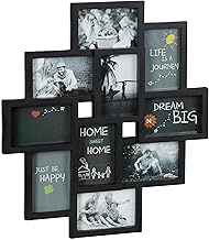 Relaxdays Collage Multi Frame, for 10 Photos, for Pictures 9 x 13 cm,Vertical & Horizontal Format, H
