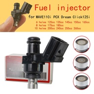 Motorcycle Throttle Body (6 Holes 8 Holes 10 Holes 75cc-  275cc) Fuel Injector Nozzle For Wave110i W