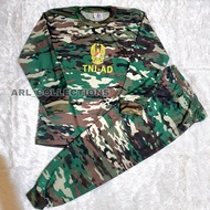 setelan kaos anak loreng kasad tni ad terbaru lengan panjang bahan jersey dryfit double - baju anak panjang loreng tni ad terbaru - training anak loreng