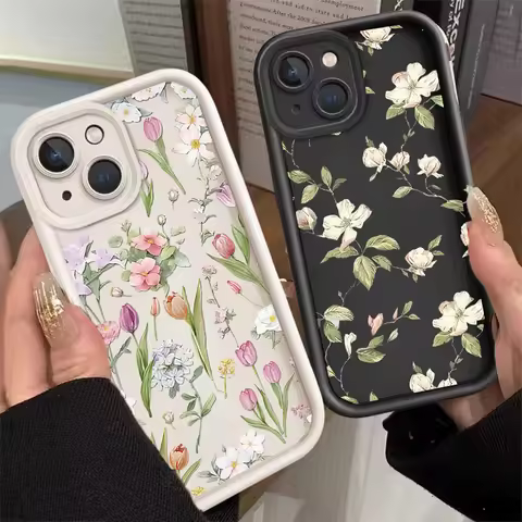 Elegant Flower Floral Phone Case For OPPO Reno 15F 15 5G 14 Pro 13 13F 12F 11F 12 11 10 Pro Plus A6X