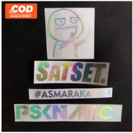 stiker cutingan asmara kacau satset fakyu gukkge 8886yl