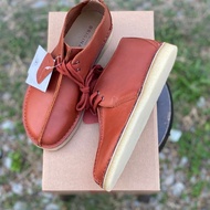 [HOT SALE] CLARKS DESERT TREK 03 Genuine Red Brown Leather S1690001 KASUT KULIT LELAKI MEN MAN SHOES