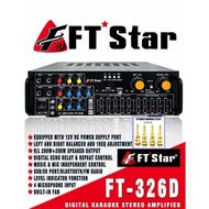 FT STAR FT-326D 2 Channel Amplifier With Mixer Equalizer 300W