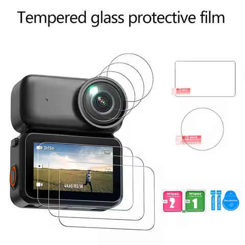 Action Camera Tempered Glass Screen Protector for DJI Osmo Nano 9H LCD Screen Protective Film for DJ
