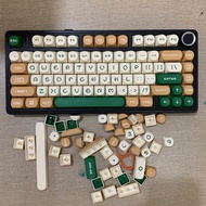 Aula f75 mechanical keyboard Kit with broken cover, used knob rotation error