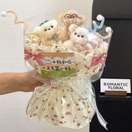 全城热卖 - 手工扭扭棒小狗娃娃玩偶花束毕业送闺蜜女朋友女生生日礼物情人节