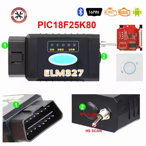 2021 New Version ELM327 USB FTDI with Switch code Scanner HS CAN and MS CAN super mini elm327 obd2 v