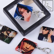 Jay JAY Chou Cover Album Photo Keychain Schoolbag Pendant Accessories Celebrity Cheer Fan Merchandise Gift YS0418z
