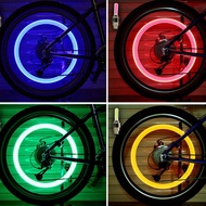 2 Pcs Bicycle LED Light / Bike Tire Valve Lights  / Bicycle Flash Light /  Mountain Road Bike Cycling Tyre Wheel Lights / Bicycle Wheel Spoke LED Neon Lamp