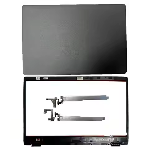 New 15.6" LCD Back Cover&Bezel&Hinges For Dell Latitude 3510 E3510 Black 8XVW9 08XVW9