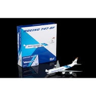 B633001 Alloy Collectible Plane Gift HX Models 1:400 Air Belgium Hongyuan Group Boeing B747-8F Dieca