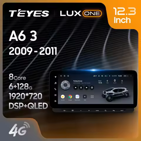 TEYES LUX ONE For Audi A6 3 C6 2009 - 2011 Car Radio Multimedia Video Player Navigation GPS Android 