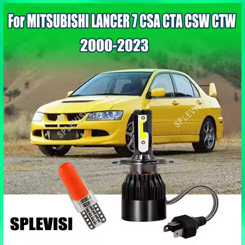 12v H4 9003 Headlamp LED Bulbs brighter, and more efficient nighttime driving For MITSUBISHI LANCER 