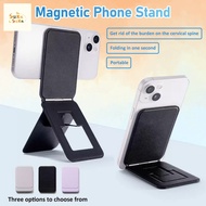 【Agate Design】Invisible Phone holder Desktop Magnetic cell Tripod Folding Mobile Bracket Compatible 