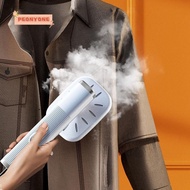 PEONYTWO Handheld Steam Iron, 2 in 1 180°Rotatable Mini Ironing|Gift Black White Portable Foldable Travel Garment Steamer