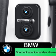 1/4Pcs BMW Silicone Car Door Lock Protection Cover Door Lock Shock Absorber Silent For BMW X1 X3 X4 