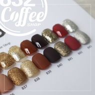New YS Gel COFFEE SHOP Collection COFFEE COFFEE Color Series Gold Foil 832 833 834 835 836 837 838 8